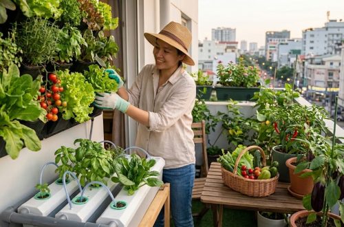urban farming: panen sayur segar dari halaman sendiri