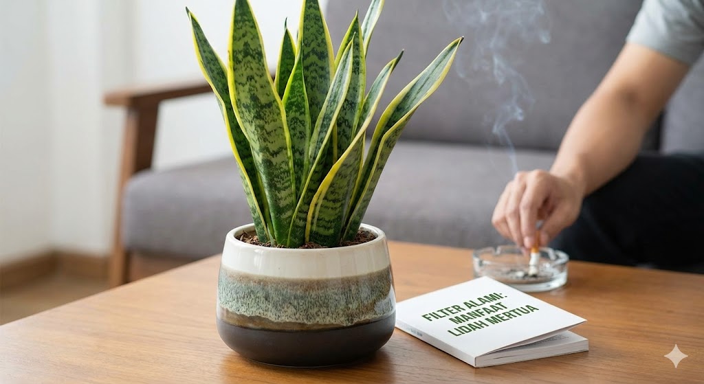 Manfaat Lidah Mertua (Sansevieria): Si Penyerap Racun Rokok