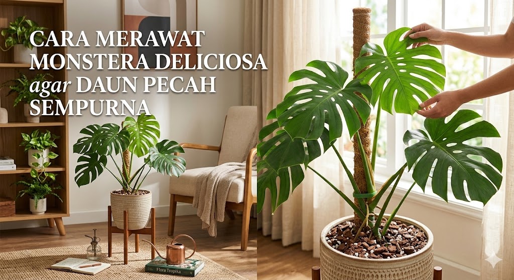 cara merawat monstera
