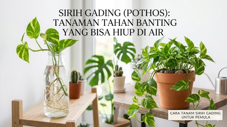 cara tanam sirih gading