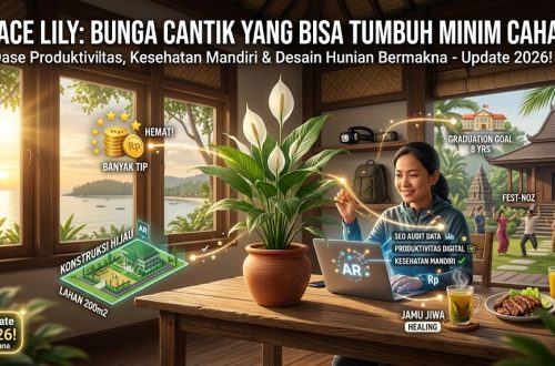 Peace Lily: Bunga Cantik yang Bisa Tumbuh Minim Cahaya